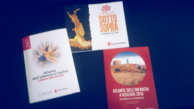 copertina di diversi Altanti dell'infanzia di Save the Children