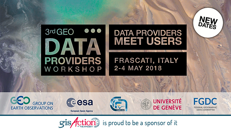 3rd GEO Data Providers Workshop 2018