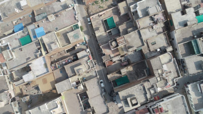 vista aerea di una città