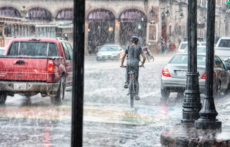 pioggia dirompente in città - Città Clima