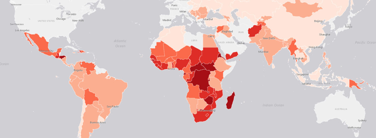 SDG MAP 1 - No Poverty - gisAction