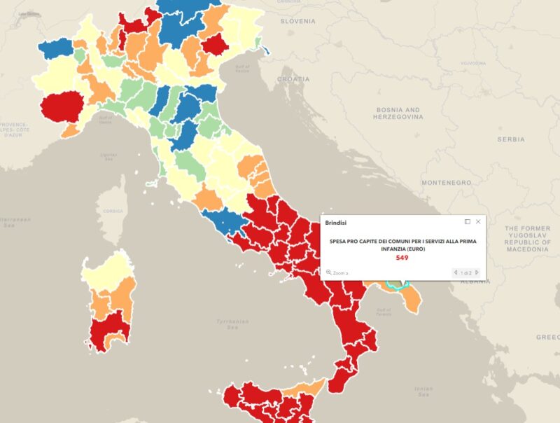atlante dell’infanzia mappa