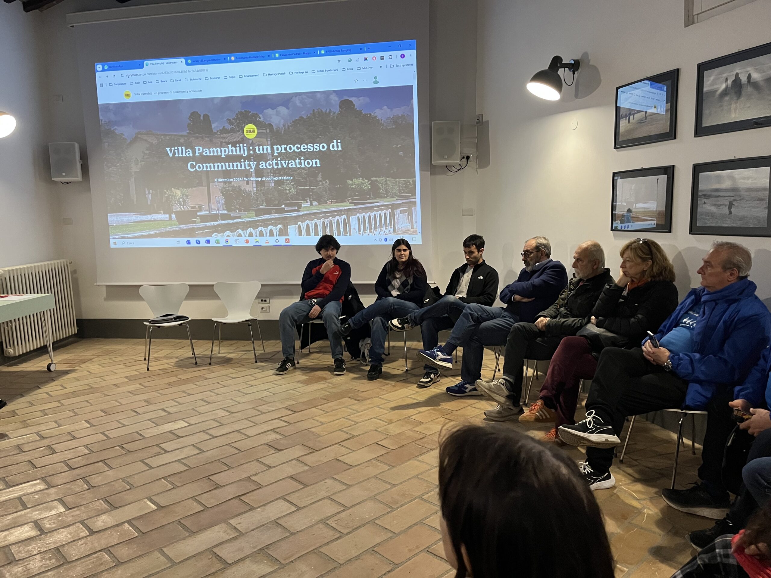 villa pamphilj processo di comunita